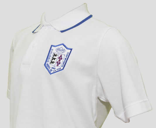 POLO BLANCO DEPORTES REINA DE LA PAZ
