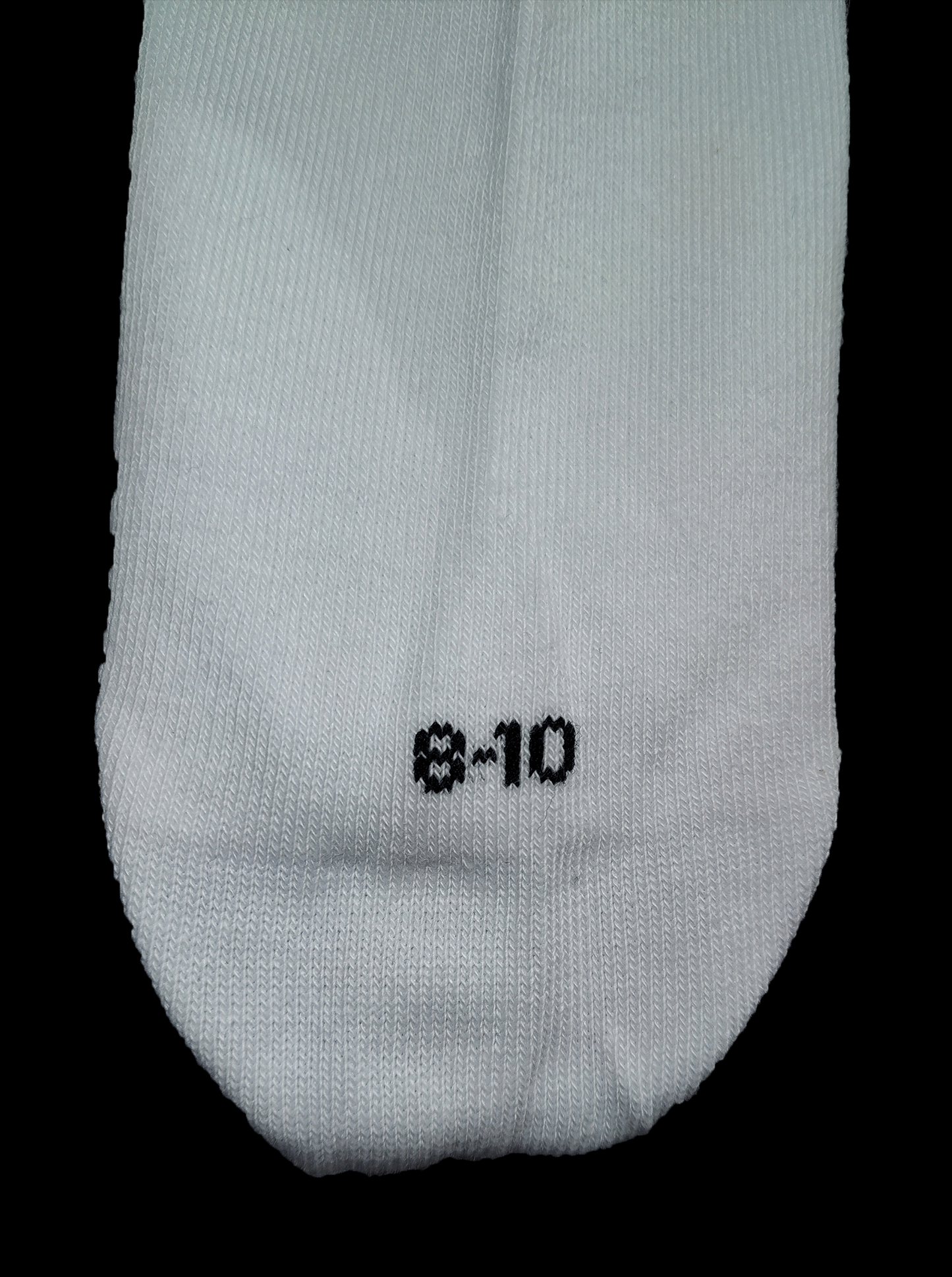 MEDIA BLANCA ACANALADA